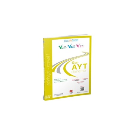 2025 | AYT Edebiyat Sosyal 1 10 lu Deneme ÜçDörtBeş Yayınları