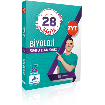 TYT 28 Saatte Biyoloji Soru Bankası PRF Paraf Yayınları