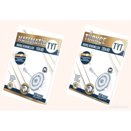 Bilgi Sarmal Yayınları TYT Matematik 15 li Branş Denemeleri + TYT Türkçe 20 li Deneme