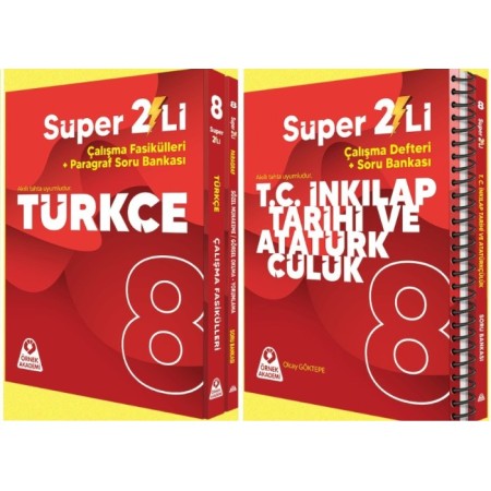 8. Sınıf LGS Süper İkili Türkçe ve İnkılap Tarihi Seti - 2026
