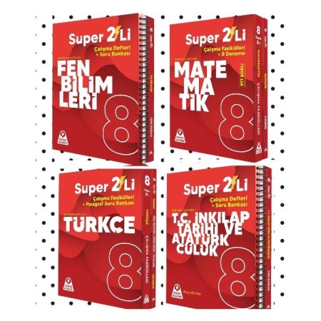 8. Sınıf LGS Tüm Dersler Süper İkili Tam Set | 2026