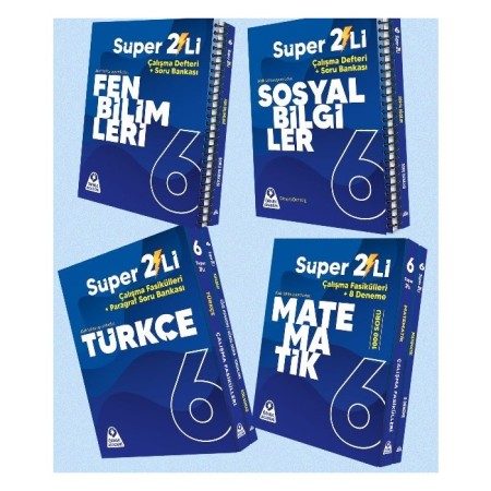 6. Sınıf Tüm Dersler Süper İkili Set - Örnek Akademi 2026