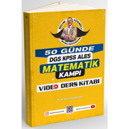 Bıyıklı Matematik 2025 | 50 Günde DGS - KPSS - ALES Matematik Kampı Video Ders Kitabı