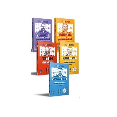 Benim Hocam 2025 KPSS Lisans Tüm Dersler Set | 5 Kitap