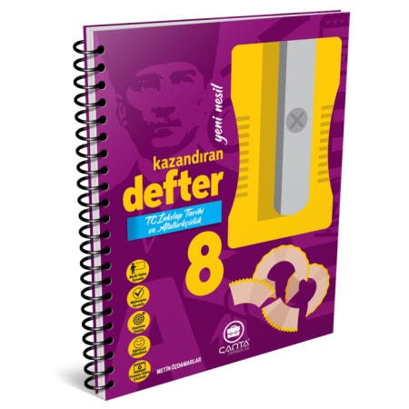 8. Sınıf – LGS T.C İnkılap Tarihi ve Atatürkçülük Kazandıran Defter