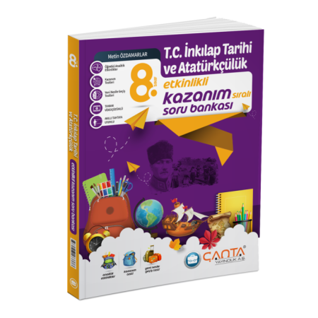8.Sınıf – LGS T.C. İnkılap Tarihi ve Atatürkçülük Etkinlikli Kazanım Sıralı Soru Bankası