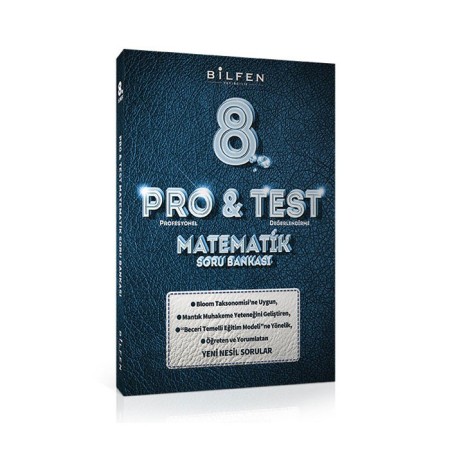 Bilfen Yayıncılık Bilfen 8. Sınıf Matematik ProTest Soru Bankası