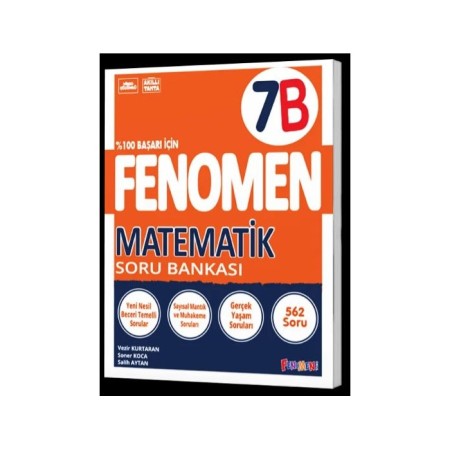 7. Sınıf Matematik B Fenomen Soru Bankası