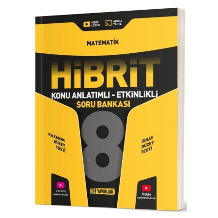 HIZ 8. SINIF LGS HİBRİT MATEMATİK SORU BANKASI