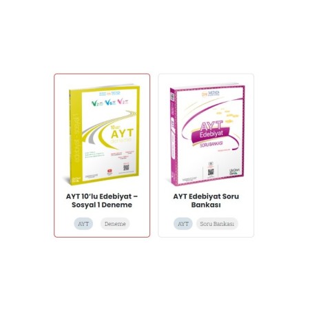 345 Yayınları AYT Edebiyat Soru ve Deneme Seti / 2024