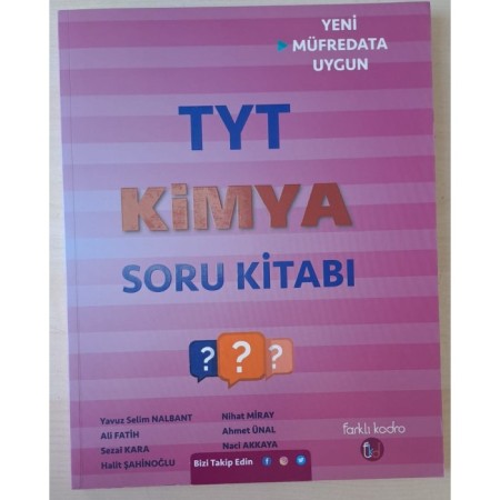 TYT KİMYA SORU BANKASI