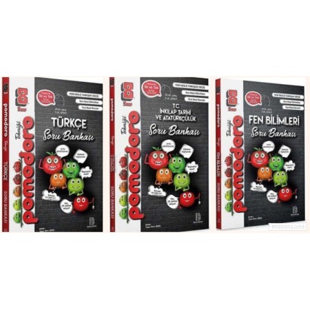 Benim Hocam Yayınları 8. Sınıf LGS Fen Bilimleri İnkılap Türkçe Pomodoro Soru Bankası