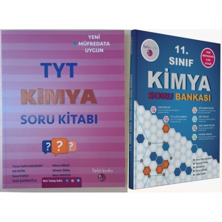 11.SINIF KİMYA KONU ÖZETLİ KİMYA SORU BANKASI & TYT KİMYA SORU BANKASI