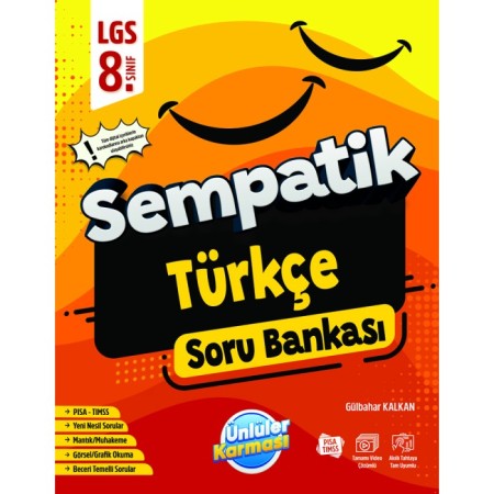 8. Sınıf Sempatik LGS Türkçe Soru Bankası Ünlüler Karması