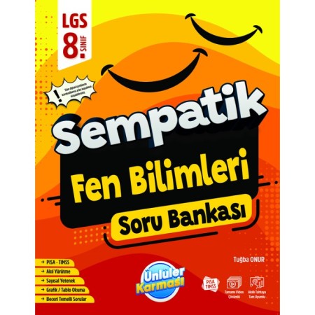 8. Sınıf Sempatik LGS Fen Bilimleri Soru Bankası Ünlüler Karması 2025