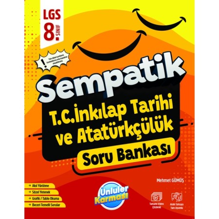 8. Sınıf Sempatik LGS İnkılap Tarihi ve Atatürkçülük Soru Bankası 