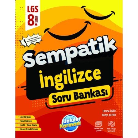 8. Sınıf Sempatik LGS İngilizce Soru Bankası Ünlüler Karması 2025