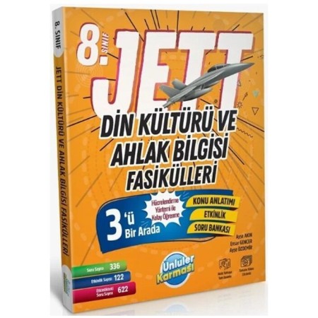 Ünlüler Karması 8. Sınıf LGS Din Kültürü ve Ahlak Bilgisi JETT Soru Fasikülleri