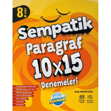 Ünlüler Karması 8. Sınıf Sempatik LGS Paragraf 10 Deneme