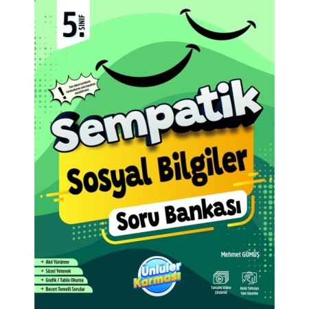 5. Sınıf Sempatik Sosyal Bilgiler Soru Bankası 2025