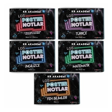 LGS Poster Notlar Seti (5'li)