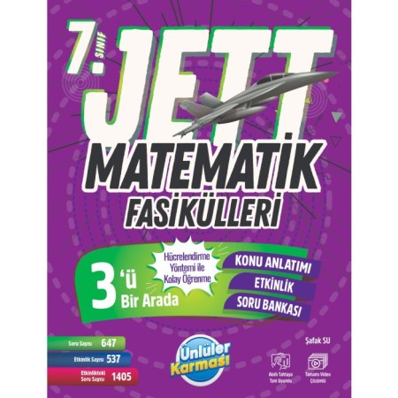 7. Sınıf Jett Matematik Fasiküller Soru Bankası Ünlüler Karması 2025