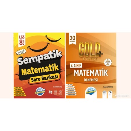 8. Sınıf Sempatik LGS Matematik Soru Bankası ve Gold LGS Matematik Deneme