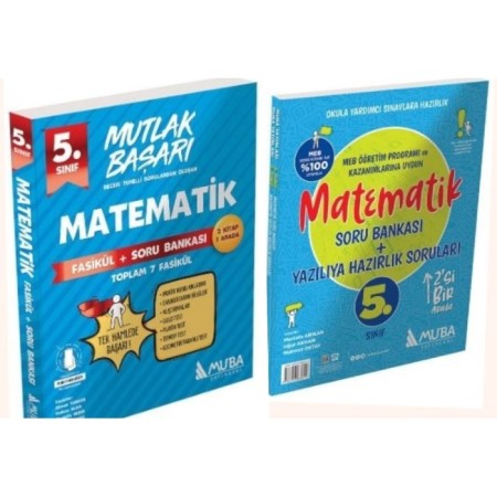 5. Sınıf Matematik Fasikül + Soru & 5. Sınıf Matematik Soru ve Yazılıya Hazırlık 2025