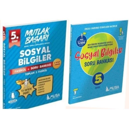 5. Sınıf Sosyal Fasikül + Soru & 5. Sınıf Sosyal Soru ve Yazılıya Hazırlık 2025