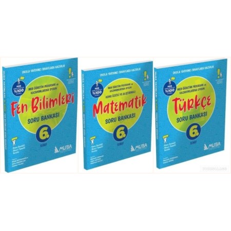 6. Sınıf Türkçe Matematik Fen Soru Bankası ve Yazılı Hazırlık Seti