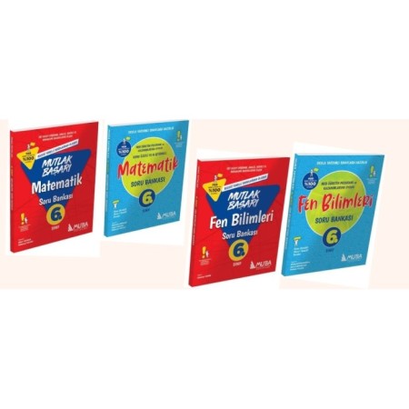 6. Sınıf Matematik Fen Bilimleri Soru Bankası ve Yazılı Hazırlık Seti | MUBA
