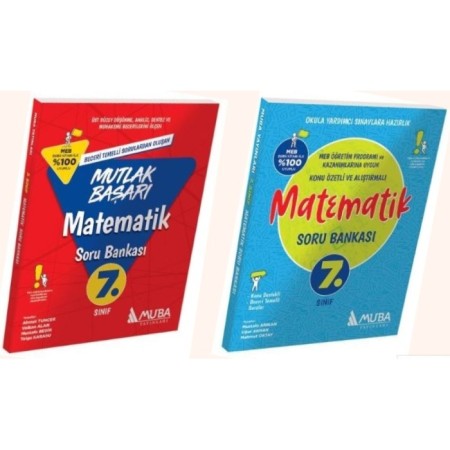 7. Sınıf Matematik Soru Bankası ve Yazılı Hazırlık Seti | MUBA 