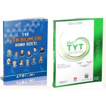 Apotemi TYT Fen Bilimleri Konu Özeti & 345 TYT Fen Bilimleri Deneme