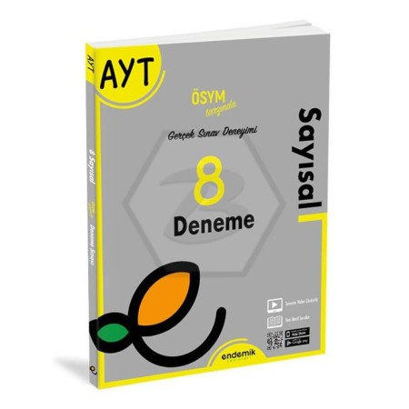 AYT Sayısal 8 Deneme Endemik Yayınları
