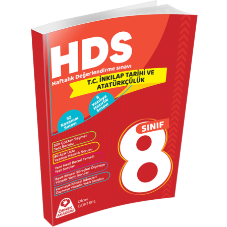 8. Sınıf T.C. İnkılap Tarihi ve Atatürkçülük Haftalık Değerlendirme Sınavı HDS