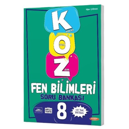 FENOMEN 8. SINIF LGS Fen Bilimleri Soru Bankası KOZ (Kolay – Orta – Zor)