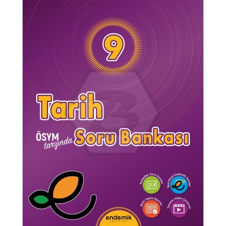 9. Sınıf Tarih Soru Bankası Endemik Yayınları - 2025