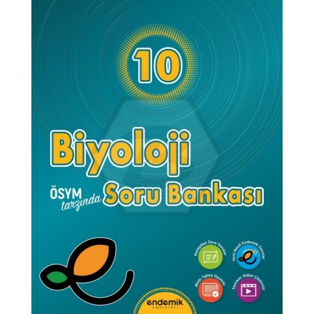 10. Sınıf Biyoloji Soru Bankası Endemik Yayınları - 2025
