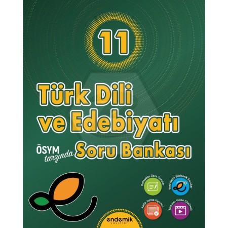11. Sınıf Türk Dili ve Edebiyatı Soru Bankası Endemik Yayınları - 2025