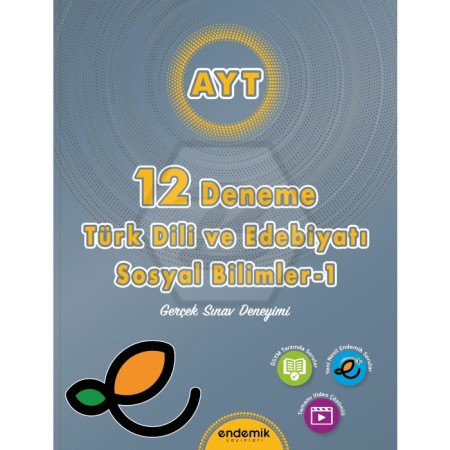AYT Türk Dili ve Edebiyatı & Sosyal Bilimler Deneme Endemik Yayınları 2025
