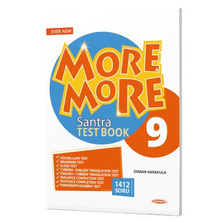 9. Sınıf İngilizce More More Santra Test Book Kurmay ELT
