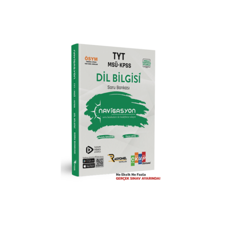 TYT-MSÜ-KPSS Dil Bilgisi Soru Bankası (Yazarlarından Video Çözümlü)