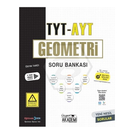 TYT - AYT GEOMETRİ Soru Bankası | ÜÇGEN AKADEMİ