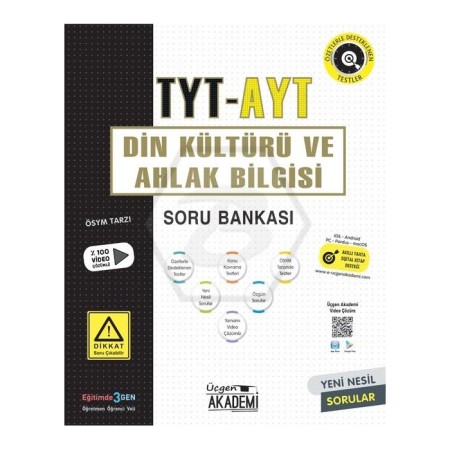 TYT DİN KÜLTÜRÜ VE AHLAK BİLGİSİ - Soru Bankası