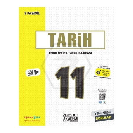 11. Sınıf TARİH - Konu Özetli Soru Bankası - 2 Fasikül