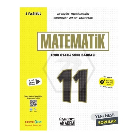11. Sınıf MATEMATİK - Konu Özetli Soru Bankası - 5 Fasikül