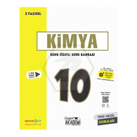 10. Sınıf KİMYA - Konu Özetli Soru Bankası - 2 Fasikül