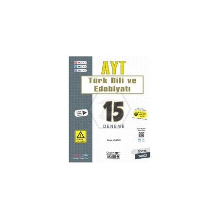 AYT - TÜRK DİLİ VE EDEBİYATI - 15 li Deneme Sınavı