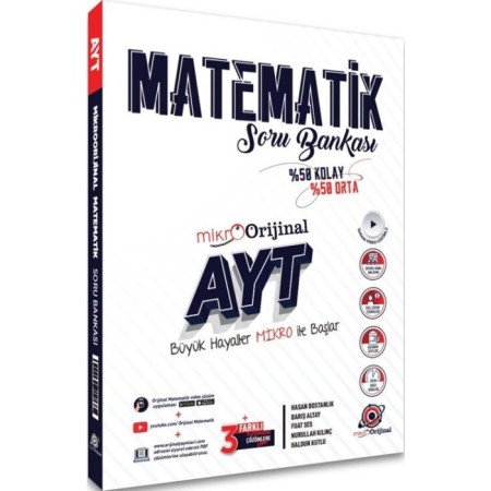 Orijinal Mikro AYT Matematik Soru Bankası 2026