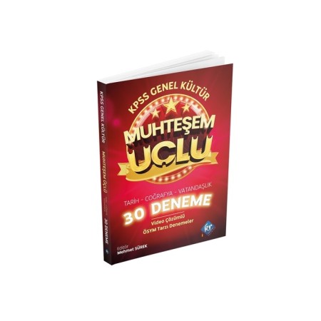 Kr Akademi Muhteşem Üçlü Genel Kültür Tamamı Çözümlü 30 Deneme